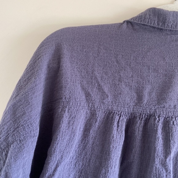 Free People Puckered Check Lover Her Madly Top - Picture 11 of 13